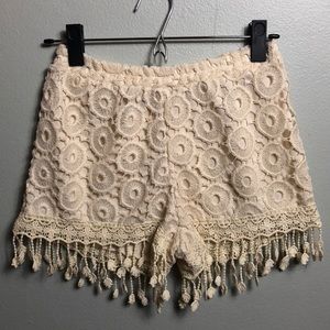 Lace shorts
